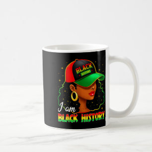 Ich bin schwarze Geschichte Frauen Mädchen schwarz Kaffeetasse