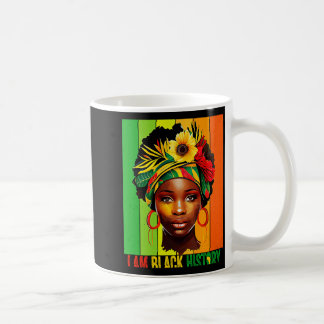 Ich bin Schwarze Geschichte Frauen Mädchen Schwarz Kaffeetasse