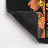 Ich bin schwarze Geschichte Frauen schwarze Geschi Mousepad (Ecke)