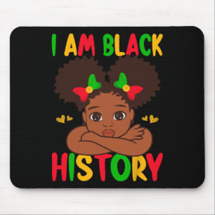 Ich bin Schwarze Geschichte für Kinder Jungen Mädc Mousepad