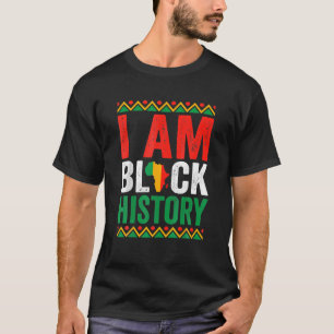 Ich bin schwarze Geschichte für Kinder Jungs schwa T-Shirt