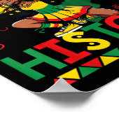 Ich bin schwarze Geschichte für Mädchen Kinder Poster (Ecke)