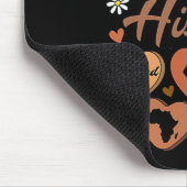 Ich bin Schwarze Geschichte Gebildet Motiviert Mel Mousepad (Ecke)