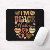 Ich bin Schwarze Geschichte Gebildet Motiviert Mel Mousepad (Mit Mouse)