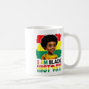 Ich bin schwarze Geschichte Jungen Männer Patrioti Kaffeetasse