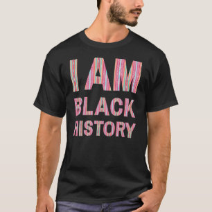 Ich bin schwarze Geschichte Melanin Männer Frauen T-Shirt