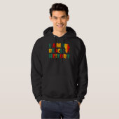 Ich bin schwarze Geschichte Monat Afro American Bl Hoodie (Vorne ganz)