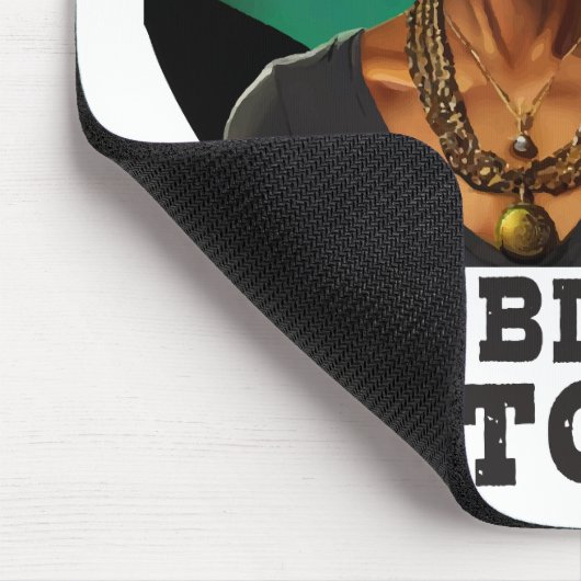 Ich bin schwarze Geschichte Mousepad (Ecke)