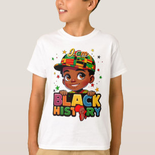 Ich bin schwarze Geschichte, passende Jungen Mädch T-Shirt