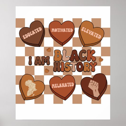 Ich bin schwarze Geschichte Poster (Vorne)