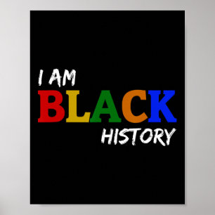 Ich bin schwarze Geschichte Poster