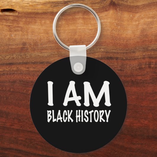 Ich bin schwarze Geschichte Schlüsselanhänger (Vorderseite)