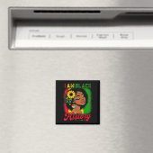 Ich bin Schwarze Geschichte Schwarze Mädchen Fraue Magnet (In Situ (Geschirrspüler))