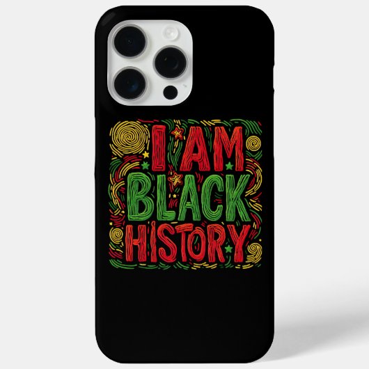 Ich bin schwarze Geschichte - schwarzer Aktivismus Case-Mate iPhone Hülle (Rückseite)