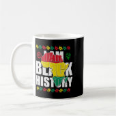 Ich bin schwarze Geschichte schwarzer Stolz Gesche Kaffeetasse (Links)