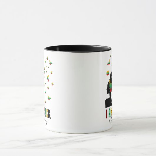 Ich bin schwarze Geschichte Tasse (Zentrum)