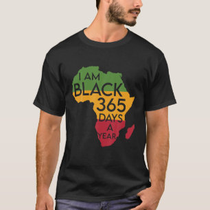 Ich bin schwarze Tage die afrikanische amerikanisc T-Shirt