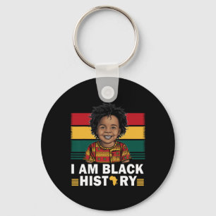 Ich bin Schwarzer Geschichte Afro-Junge Little Mel Schlüsselanhänger