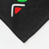 Ich bin Schwarzer Geschichtsmonat 67 Meme Afroamer Fleecedecke (Ecke)