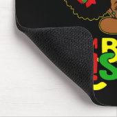 Ich bin Schwarzer Geschichtsmonat Afroamerikaner S Mousepad (Ecke)