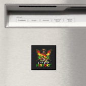 Ich bin Schwarzer Geschichtsmonat Afroamerikanisch Magnet (In Situ (Geschirrspüler))