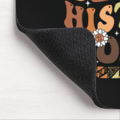Ich bin Schwarzer Geschichtsmonat Afroamerikanisch Mousepad (Ecke)