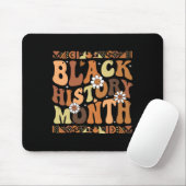 Ich bin Schwarzer Geschichtsmonat Afroamerikanisch Mousepad (Mit Mouse)