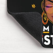 Ich bin Schwarzer Geschichtsmonat Afroamerikanisch Mousepad (Ecke)