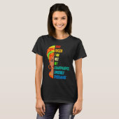 Ich bin Schwarzer Geschichtsmonat Schwarze Königin T-Shirt (Vorne ganz)