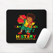 Ich bin Schwarzer Monat der Geschichte Afroamerika Mousepad (Mit Mouse)