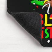 Ich bin schwarzes Geschichts-Afro-Mädchen, kleiner Mousepad (Ecke)