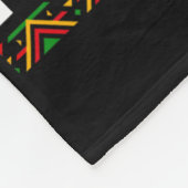 Ich bin schwarzes Geschichtsshirt für Kinder Mädch Fleecedecke (Ecke)