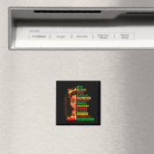 Ich bin schwarzes Kind Geschichtsmonat afrikanisch Magnet (In Situ (Geschirrspüler))