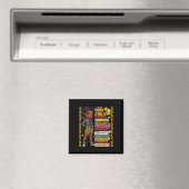 Ich bin Schwarzes Kind Geschichtsmonat Afroamerika Magnet (In Situ (Geschirrspüler))