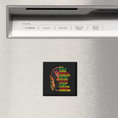 Ich bin Schwarzes Kind Geschichtsmonat Afroamerika Magnet (In Situ (Geschirrspüler))