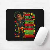 Ich bin schwarzes Kind Schwarze Geschichte Monat A Mousepad (Mit Mouse)