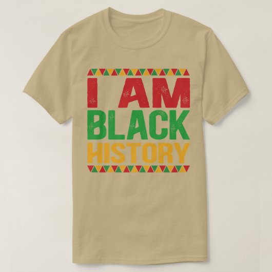 Ich bin Schwarzgeschichte Monat Afrikanischer amer T-Shirt (Design vorne)