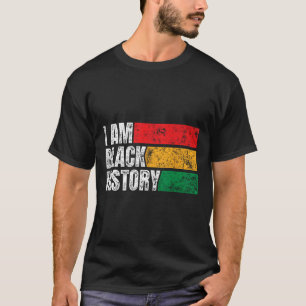 Ich bin Schwarzgeschichte Monat Funny Vintagen Jun T-Shirt