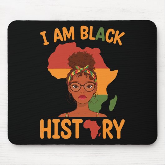 Ich bin Schwarzgeschichte Muttertag 19. Mousepad (Vorne)