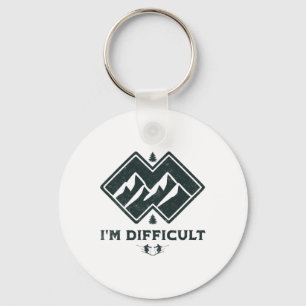 Ich bin schwer doppelt schwarze Diamanten Funny Sk Schlüsselanhänger