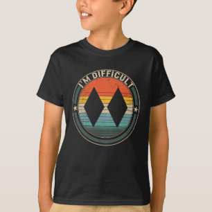 Ich bin schwer doppelt schwarze Diamanten Ski-Trac T-Shirt