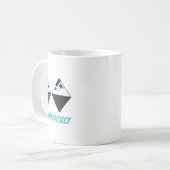 Ich bin schwer Ski Double Black Diamonds Colorado  Kaffeetasse (Vorderseite Links)