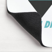 Ich bin schwer Ski Double Black Diamonds Colorado Mousepad (Ecke)