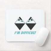 Ich bin schwer Ski Double Black Diamonds Colorado Mousepad (Mit Mouse)