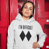 Ich bin schwer Ski Winter Spaß doppelten schwarzen Hoodie