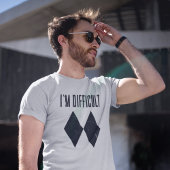 Ich bin schwer Skifahren Double Black Diamond Neuh Tri-Blend Shirt