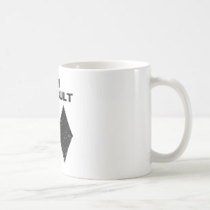 Ich bin Schwierig Lustige Doppelte Schwarze Diaman Kaffeetasse