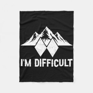 Ich bin schwierig Snowboarden Snowboard Snowboarde Fleecedecke