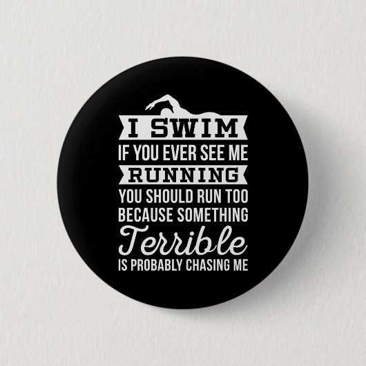 Ich bin schwimmend button (Vorderseite)