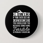 Ich bin schwimmend button (Vorderseite)